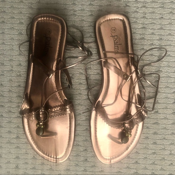 Women’s Tie Leg Design Strappy Sandal - Picture 1 of 5